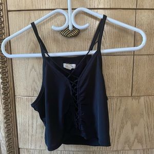 Black crop top from urban outfitters